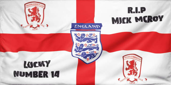 Football Flag 6ft x 3ft (183cm x 91cm) - Football Fan Flags